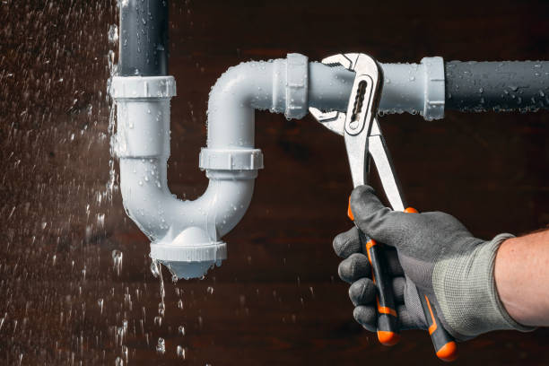 Professional Plumbing technician working in Van Dyne, WI